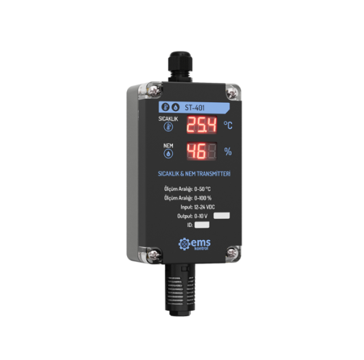 ST-4X1 Göstergeli Sıcaklık & Nem Transmitteri