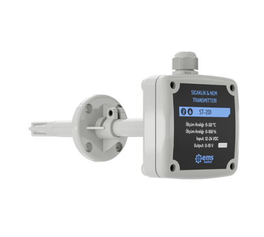 ST-2X1 Kanal Tipi Sıcaklık & Nem Transmitteri